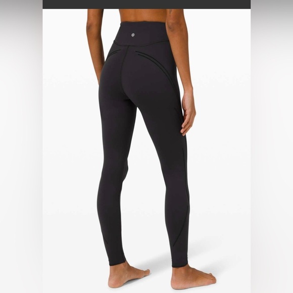 Lululemon Get In Line Super High-Rise Tight Black Everlux 28” , size 4 - Picture 12 of 12